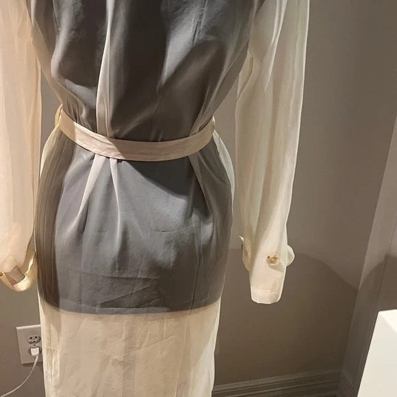 Dolan Cream Trench Coat - Picture 3 of 7